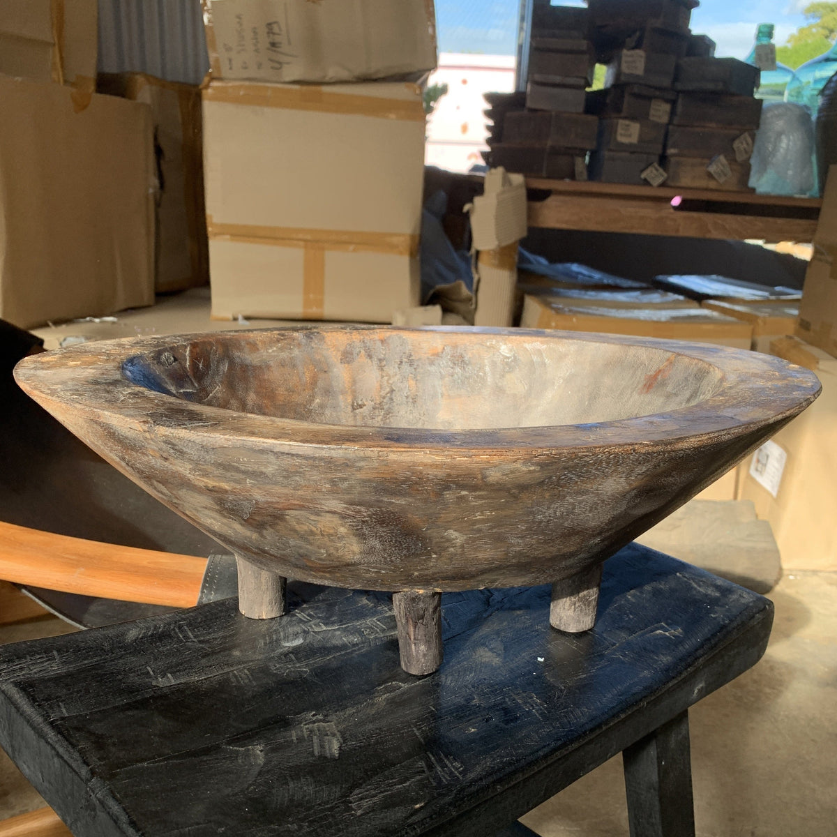 Mahogany Primitive Bowl