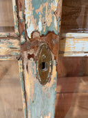 Teal Distressed Cabinet