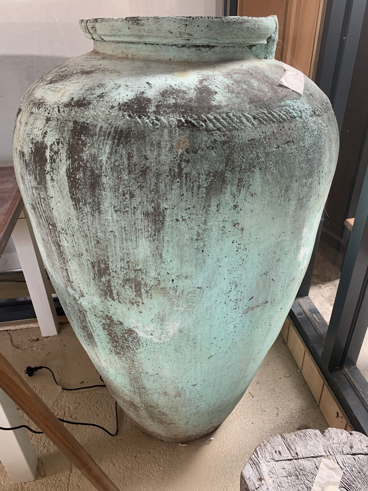 Medium Green Indian Water Pot