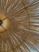 Green Fringed Pandan Pendant Lampshade