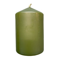 Olive Pillar Candle 100mm