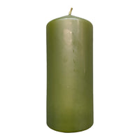 Olive Pillar Candle 150mm