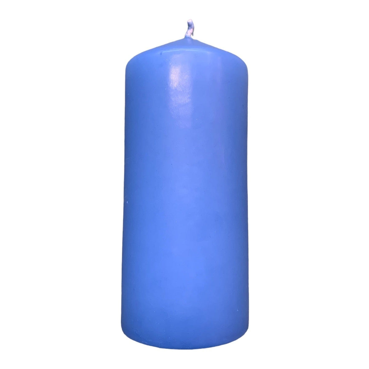 Lake Blue Pillar Candle 150mm