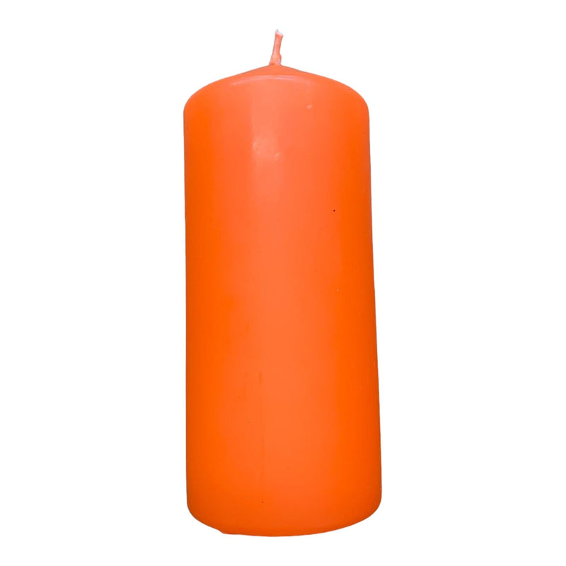 Orange Pillar Candle 150mm