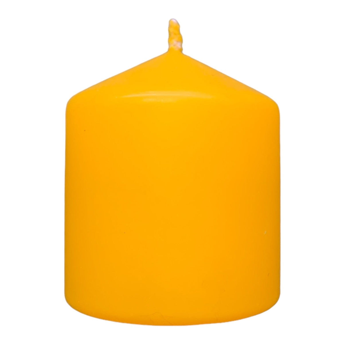 Yellow Pillar Candle