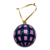 Gingham Bauble Pink and Navy