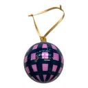 Gingham Bauble Pink and Navy