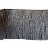 Grey Tassel Fringe Trim