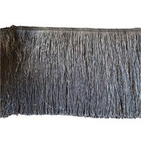 Grey Tassel Fringe Trim