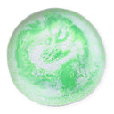 Super Large Resin Swirl Platter Mint Ice