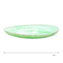 Super Large Resin Swirl Platter Mint Ice