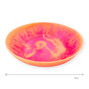 Large Resin Swirl Bowl Flamingo