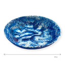 Large Resin Swirl Bowl Ice Berg