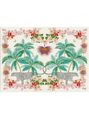 Leopard Palms Light 300x220cm Hand Tufted Rug PRE ORDER