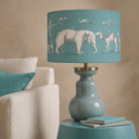 Animal Kingdom Aqua 16" Drum Lampshade