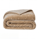 Pin Velvet Coverlet Beige