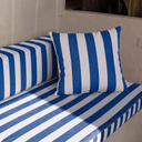 Cabana Mediterranean Blue Stripe 50x50cm Outdoor Cushion