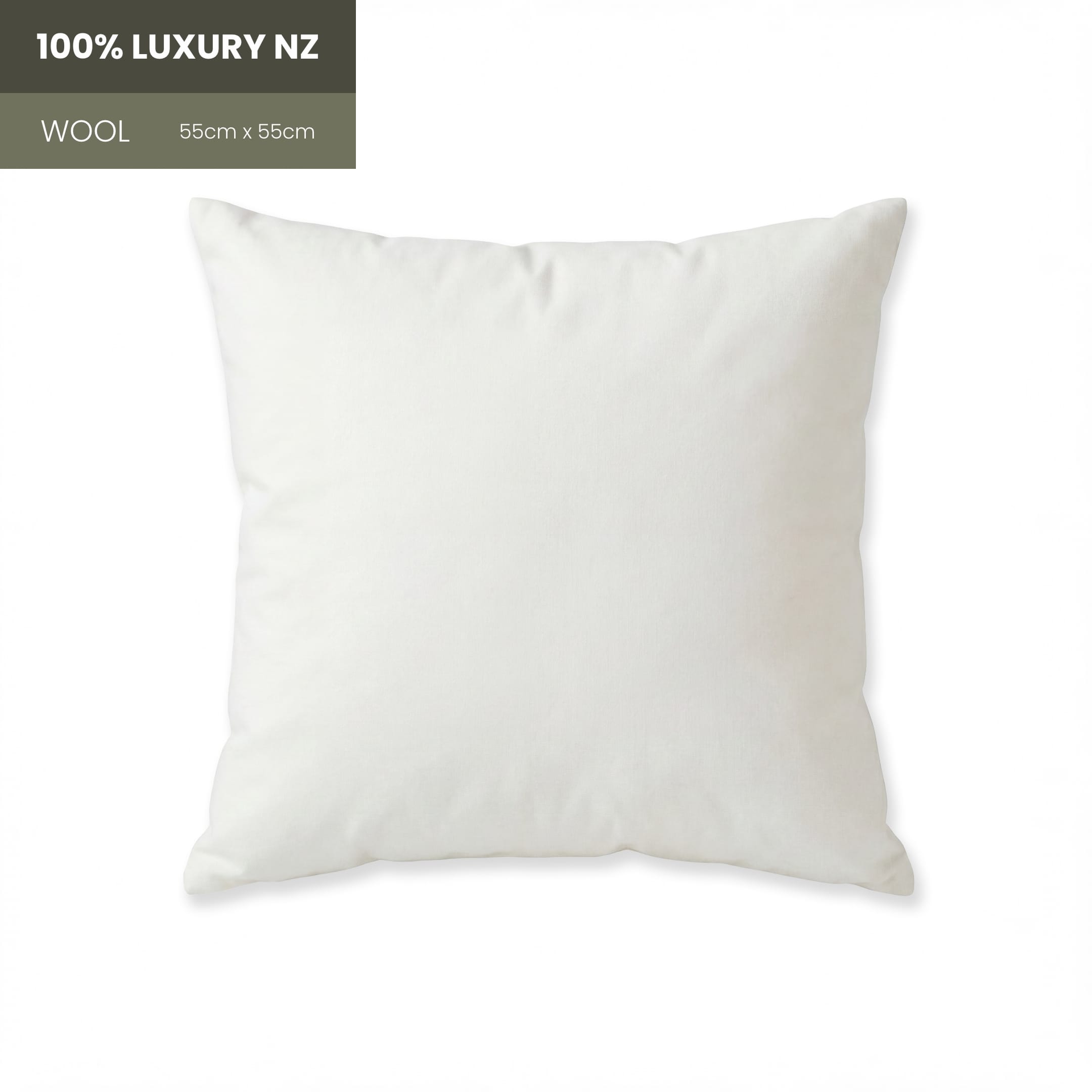 100% Luxury NZ Washed Wool Inner 55x55cm – Little & Fox