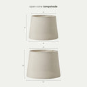Custom Open Cone Lampshade