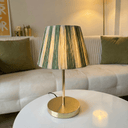 Green Striped Pandan Cone Lampshade