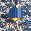 Oriental Bay Stripe 15" Drum Lampshade