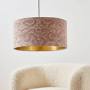 Anaconda Velvet 24" Drum Pendant Lampshade