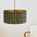 Green Ikat 26" Pendant Lampshade