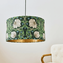 Pimpernel Velvet 24" Gold Pendant Lampshade