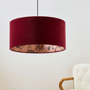 Red Velvet Artemis 22" Drum Lampshade