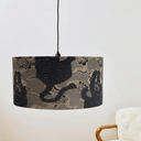 Tibetan Tiger 24" Drum Pendant Lampshade