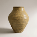 Golden Glazed Ceramic Pot