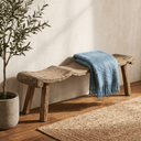 Original Teak Wave Bench