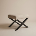 Custom Made Cross leg Ottoman