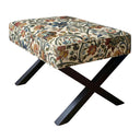 Custom Made Cross leg Ottoman