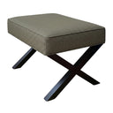 Custom Made Cross leg Ottoman