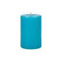Turquoise Pillar Candle 100mm