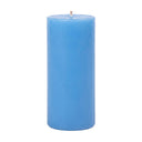 Lake Blue Pillar Candle 150mm