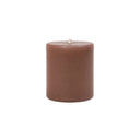 Mocha Pillar Candle 75mm
