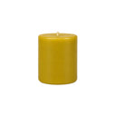 Mustard Pillar Candle 75mm