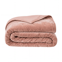 Pin Velvet Coverlet Pink