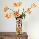 Leopard Flower Vase