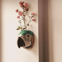 Macaw Wall Vase