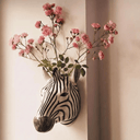 Zebra Wall Vase