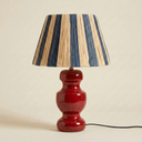 Blue Striped Pandan Cone Lampshade