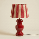 Red Striped Pandan Cone Lampshade