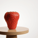 Red Strawberry 25cm Vase