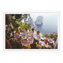 Dining Al Fresco On Capri Unframed Print PRE ORDER