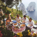 Dining Al Fresco On Capri Unframed Print PRE ORDER