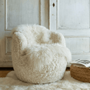 Sheepskin Swivel Chair - Honey