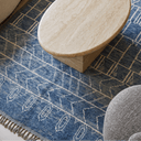 Talis Indigo 242x164cm Hand-Knotted Wool Rug
